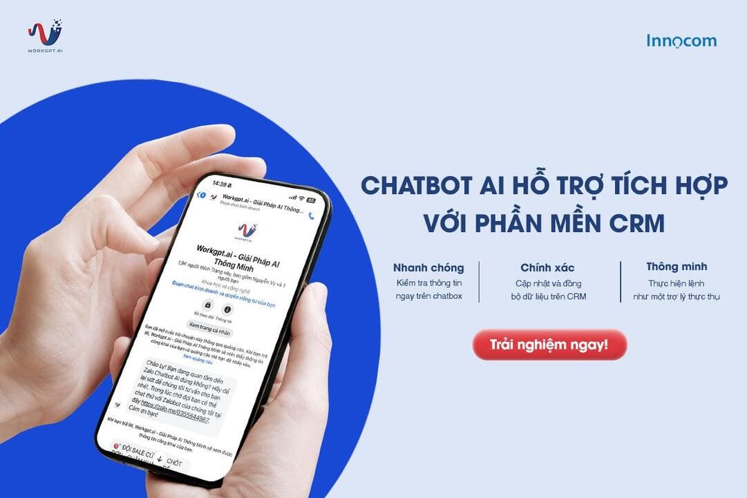 WorkGPT AI tích hợp CRM là giải pháp thông minh cho doanh nghiệp