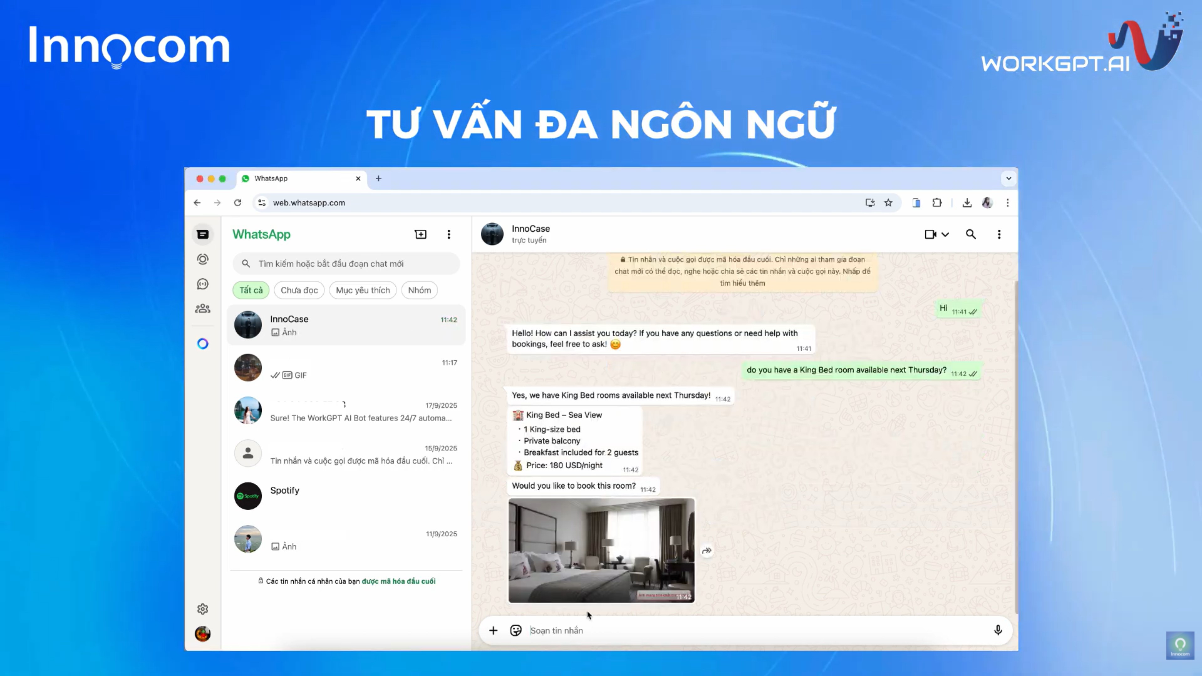 WhatsappBot tư vấn đa ngôn ngữ