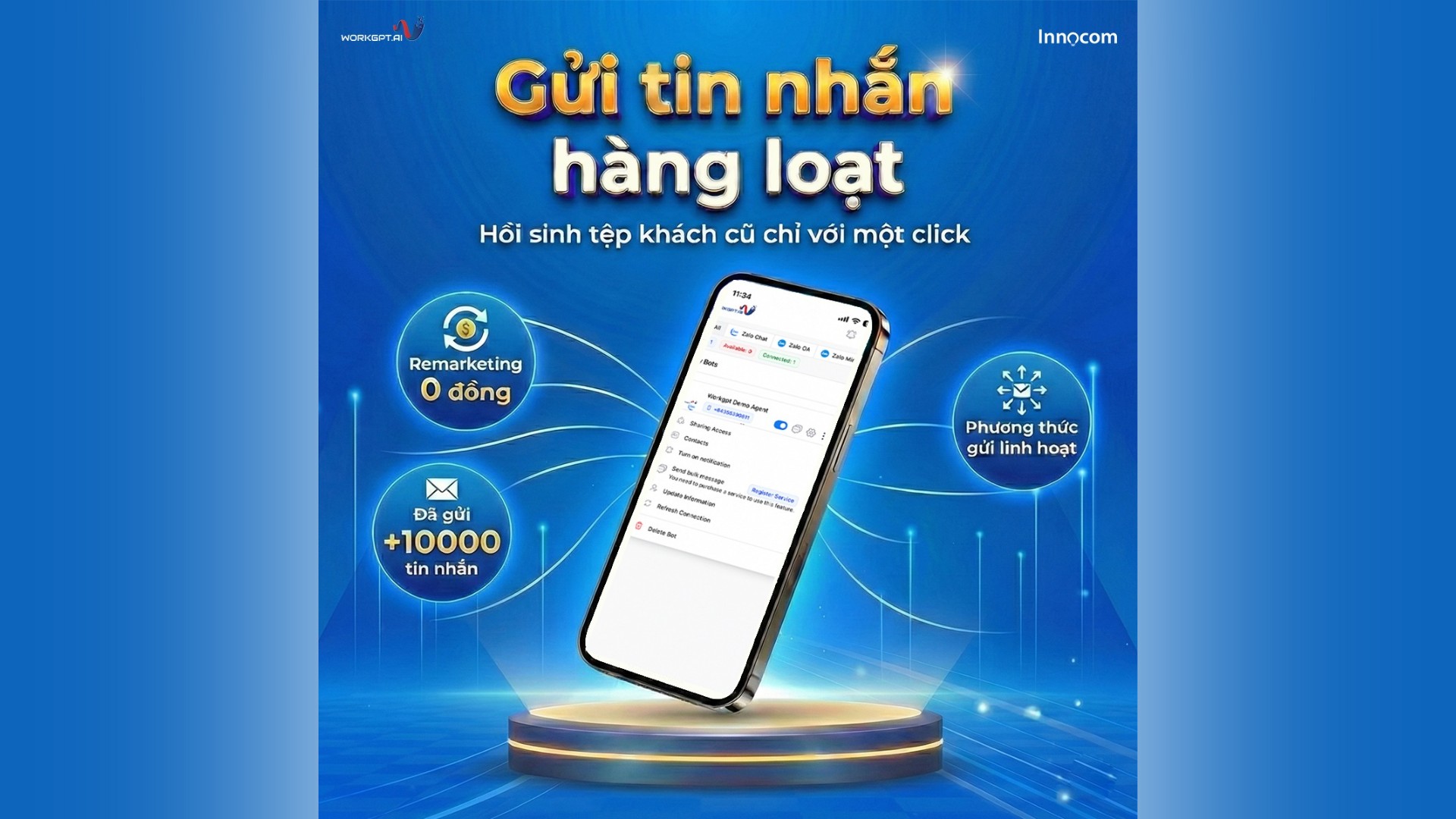 Gửi tin nhắn hàng loạt trên Zalo