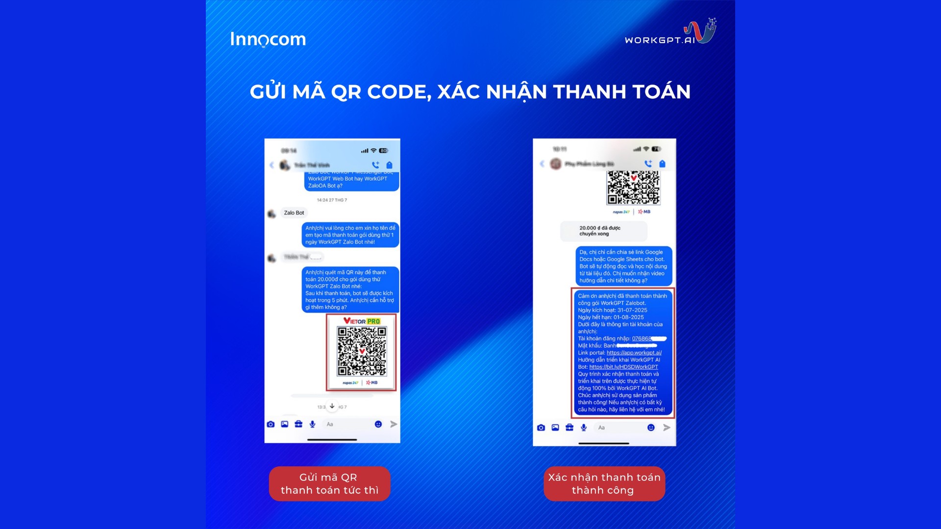 WorkGPT AI tự động thanh toán
