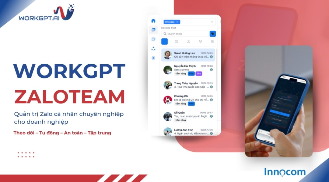 ZaloTeam - Quản lý Sale “Một chạm” với hệ thống báo cáo thông minh