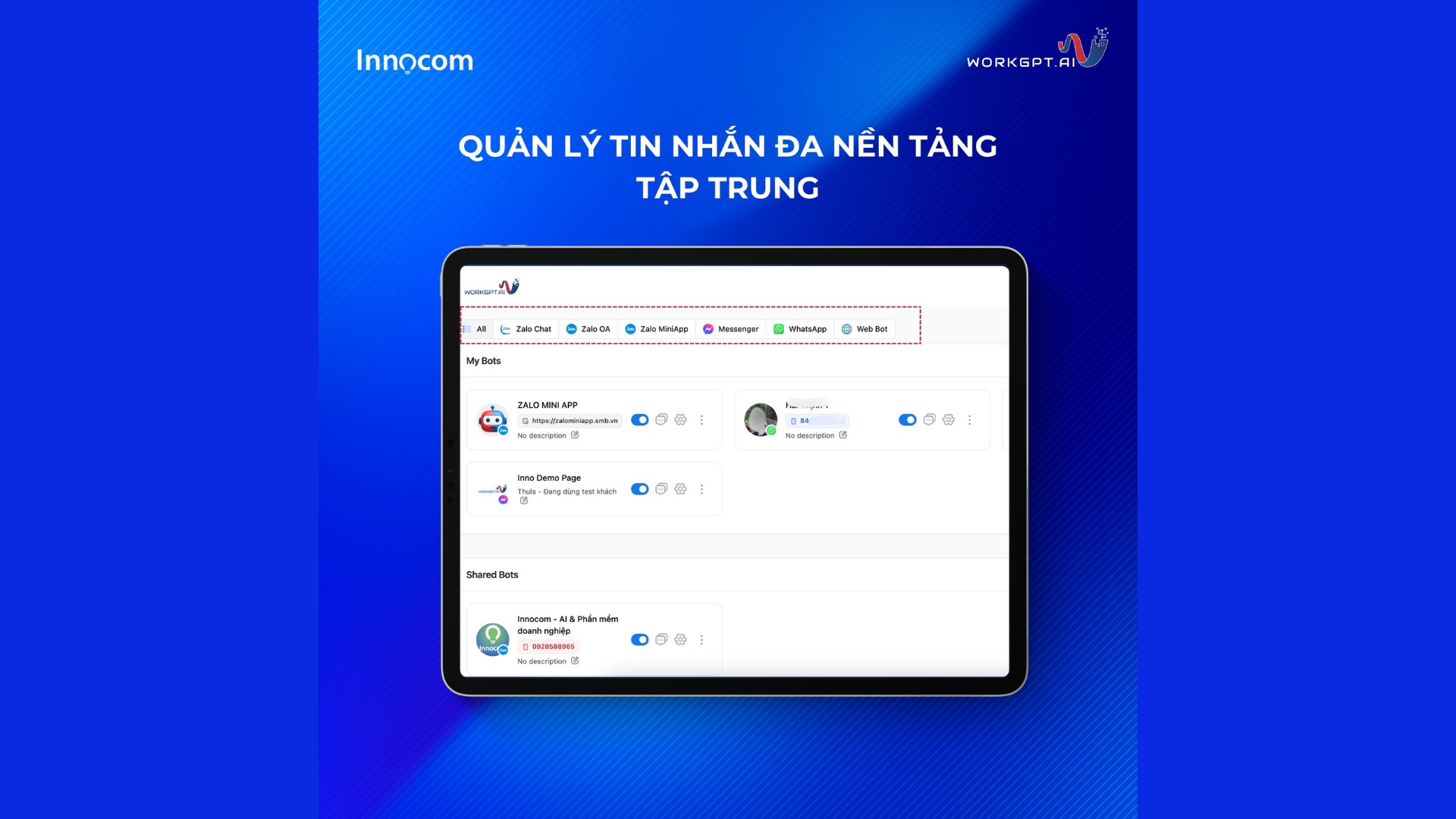 ZaloTeam quản lý zalo tập trung