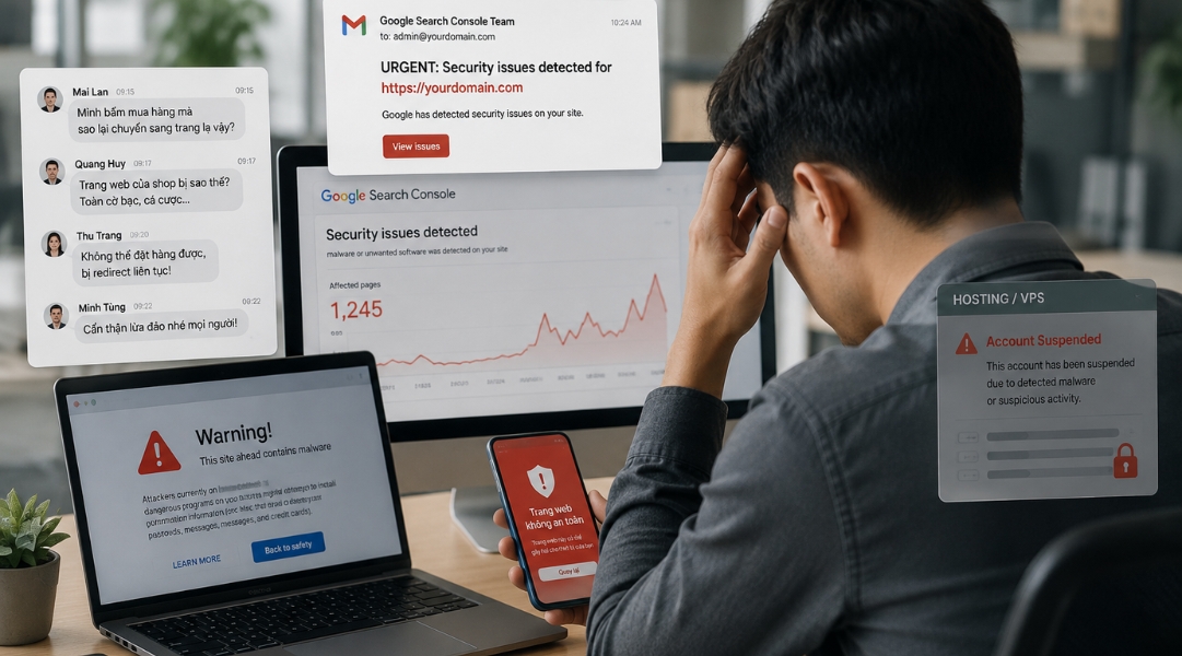 Những nguy cơ từ việc website WordPress bị nhiễm mã độc